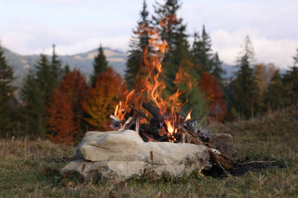 am Lagerfeuer
